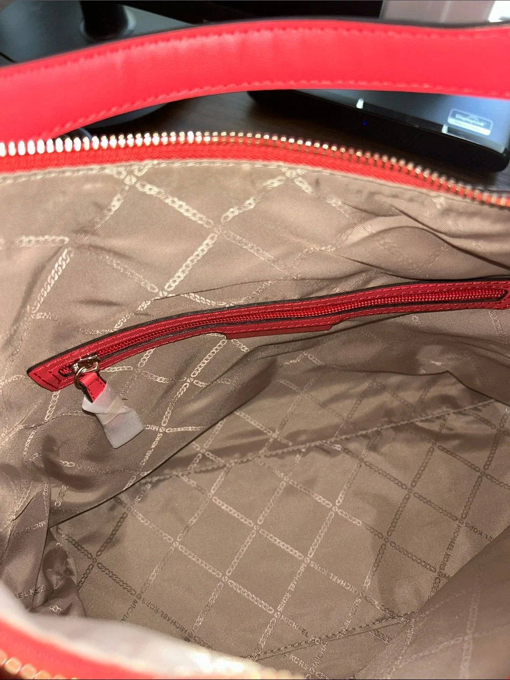Michael Kors Coral Leather Hobo Bag- NWOT - Picture 11 of 12